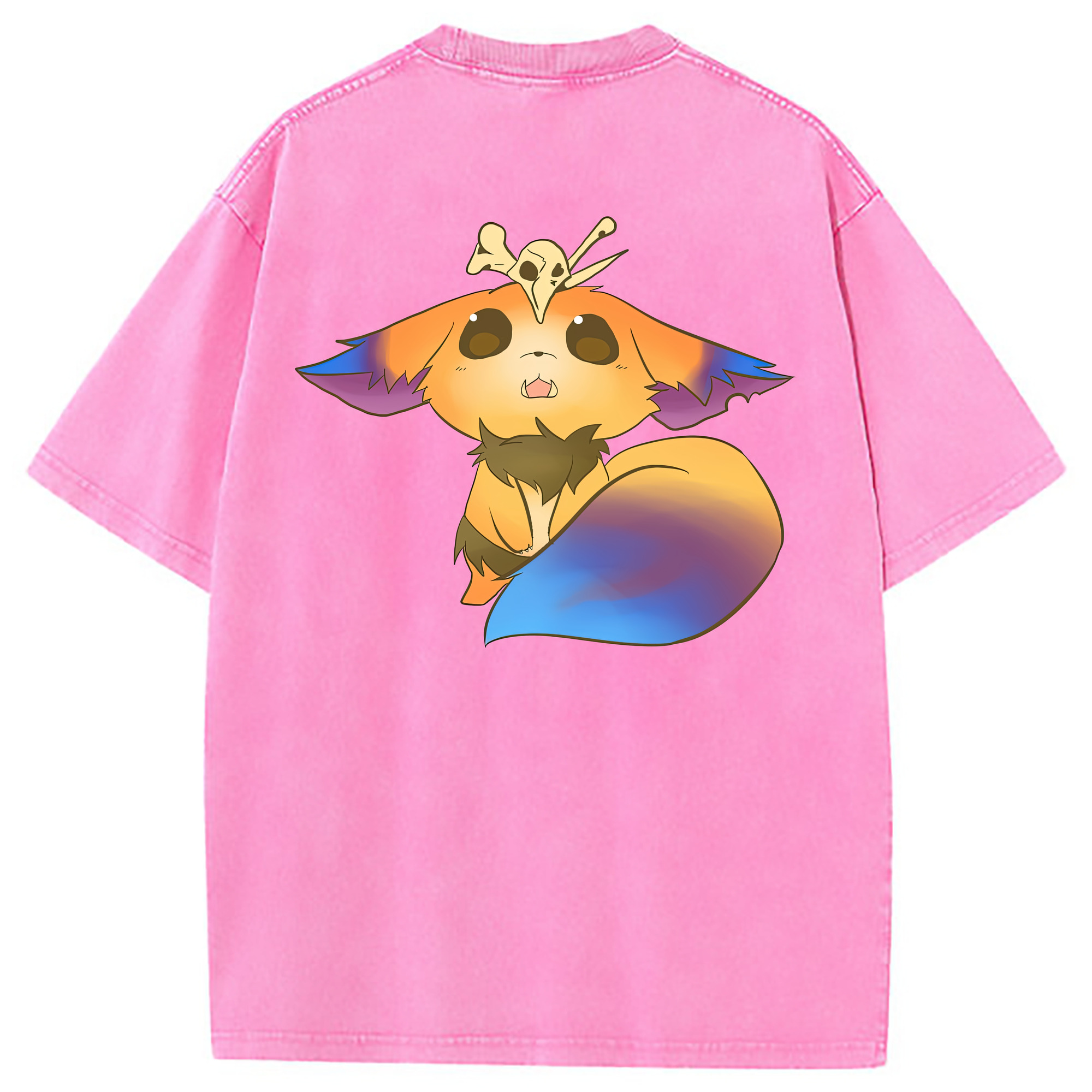 （画像用） リーグ・オブ・レジェンド League of Legends LOL 綿100% ヴィンテージ風 半袖Tシャツ（背面プリント）
